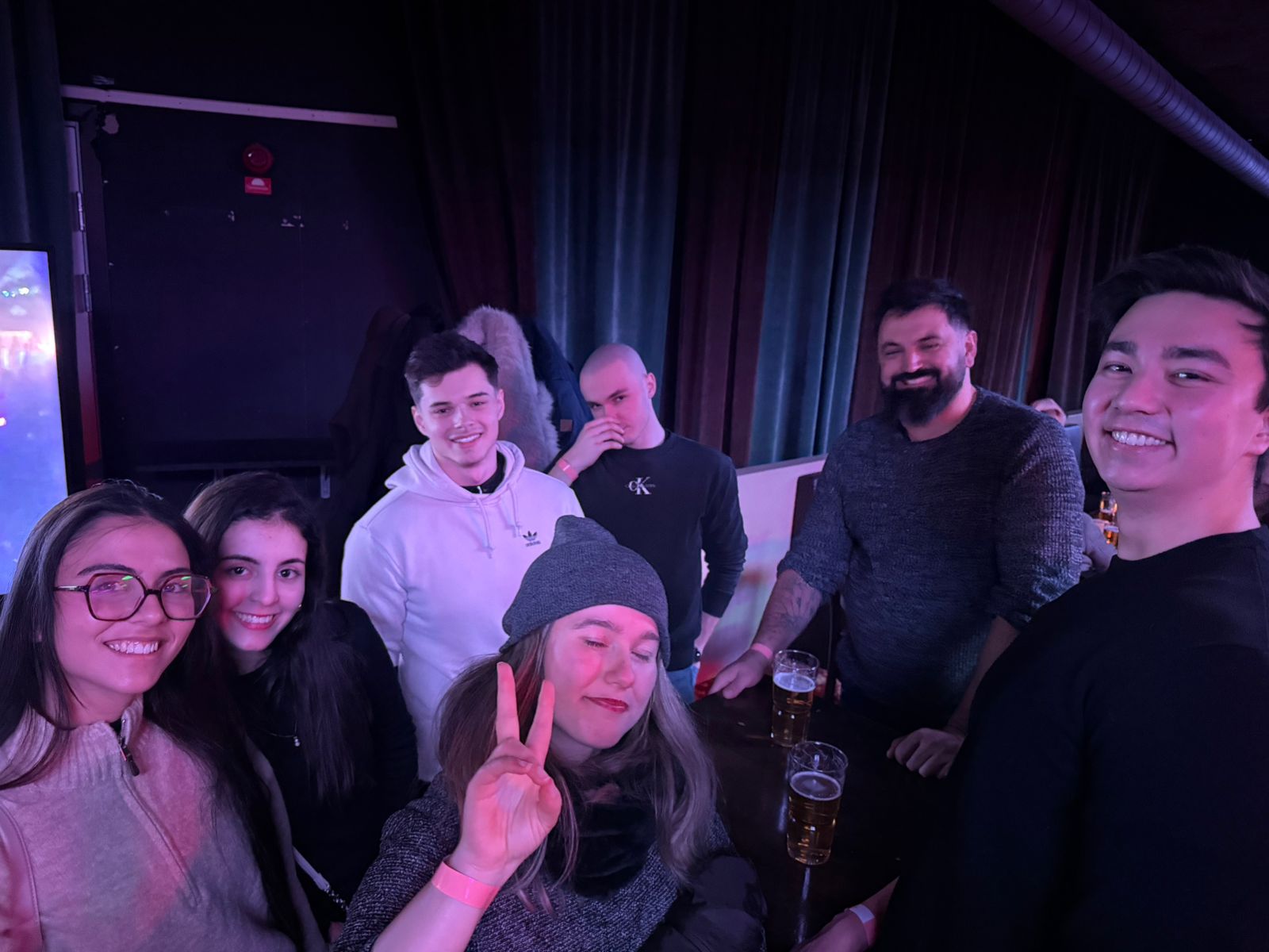 Guests enjoying the Stockholm nightlife experience